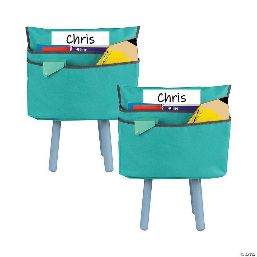 C-Line&#174; Standard Chair Cubbie&#8482;, 14", Seafoam Green, Pack of 2 Image