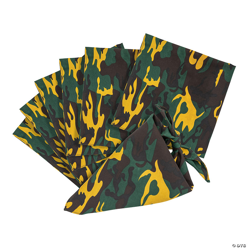 Camouflage Bandanas - 12 Pc. Image