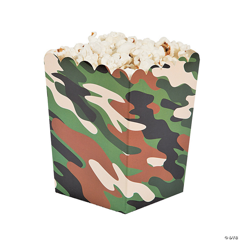 Camouflage Popcorn Boxes Image