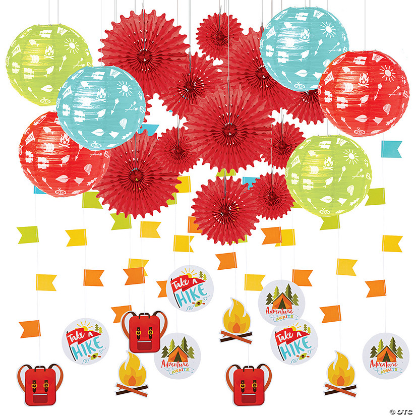 Camp Party Decorating Kit - 30 Pc. Image