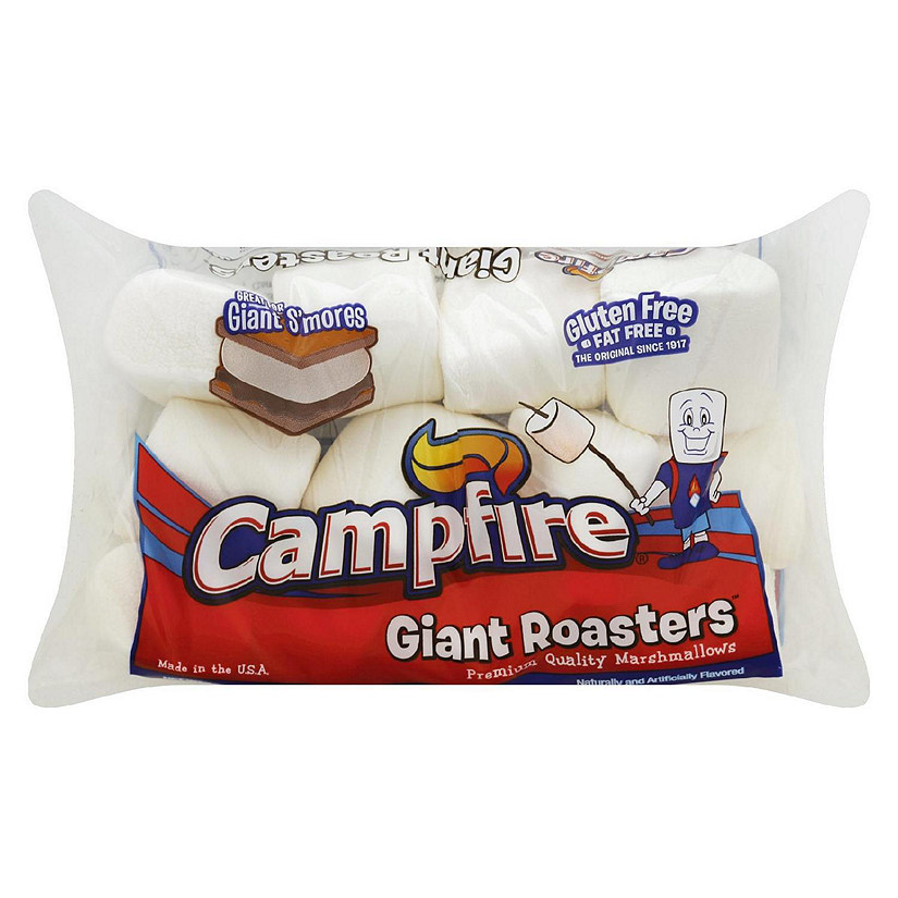 Campfire Giant Roasters Premium Quality Marshmallows - Case of 12 - 12 OZ Image