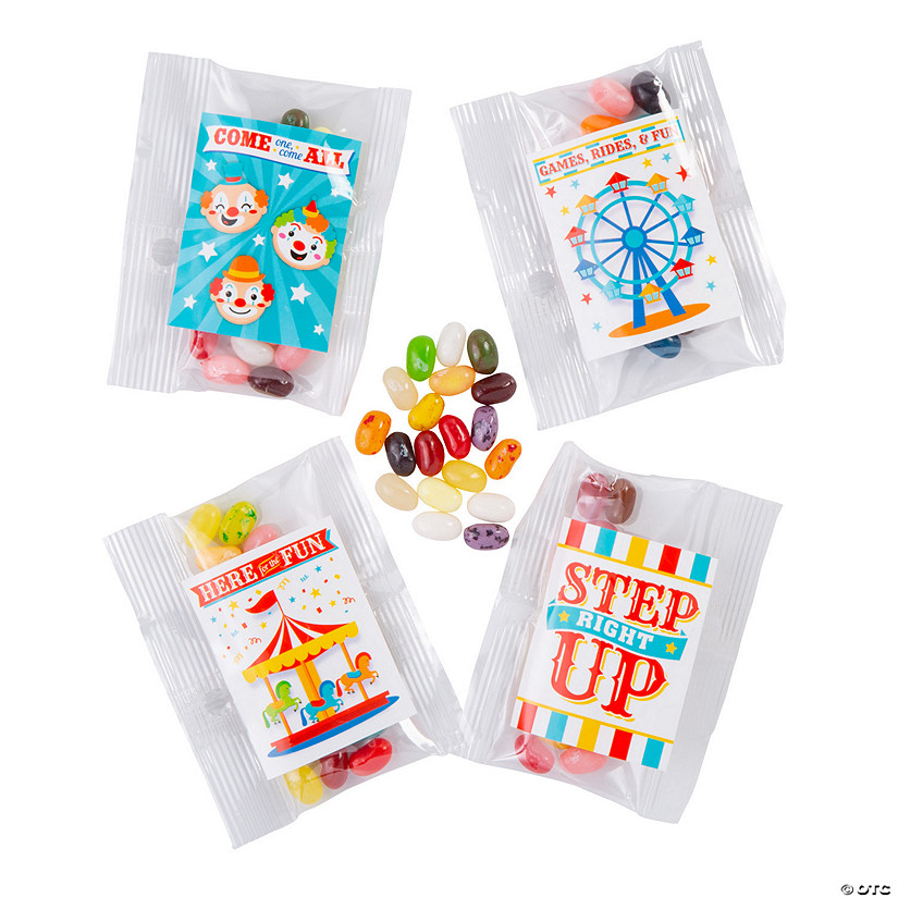 Carnival Jelly Belly<sup>&#174;</sup> Clear Fun Packs - 24 Pc. Image