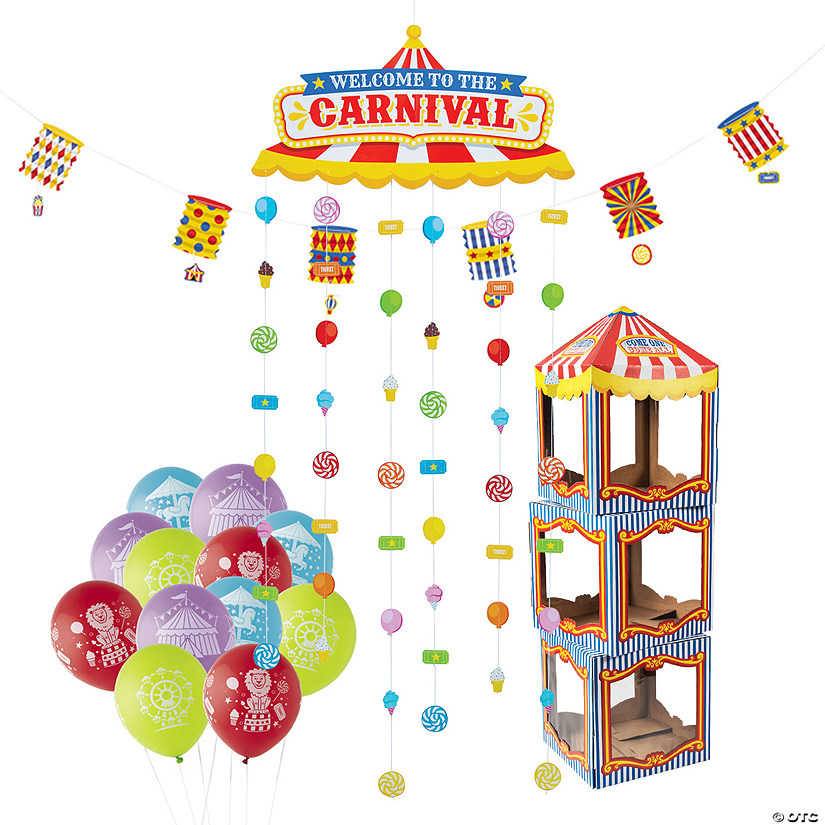 Carnival Party Decorating Kit - 29 Pc. Image