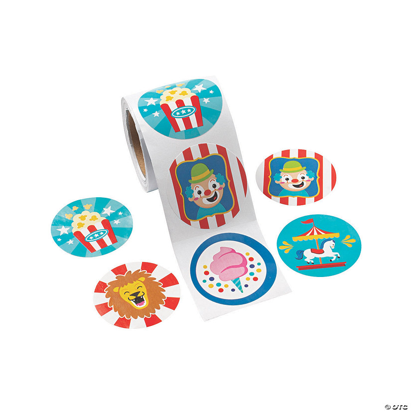 Carnival Stickers - 100 Pc. Image