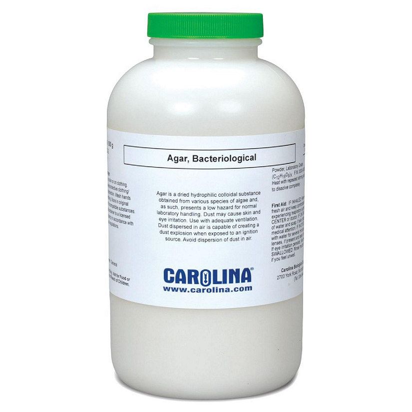 Carolina Biological Supply Company Agar Powder, Reagent Grade, 500 g Image