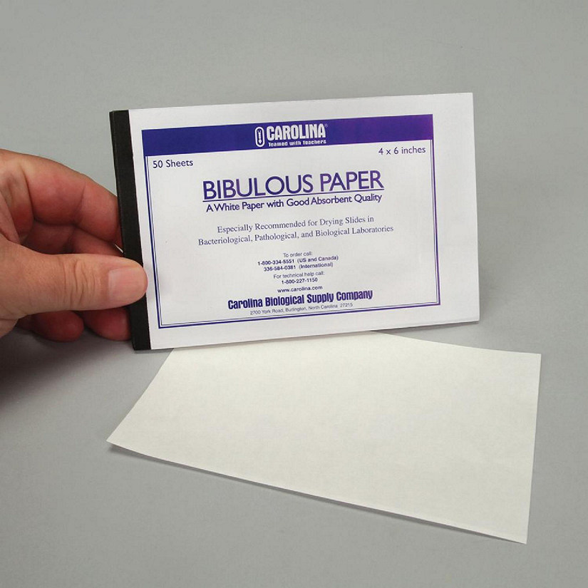 Carolina Biological Supply Company Bibulous Paper, 4 x 6 in, 50 Sheets Image