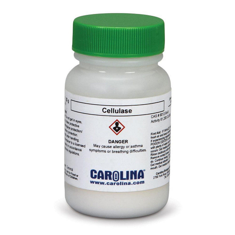 Carolina Biological Supply Company Cellulase, Laboratory Grade, 25 g Image