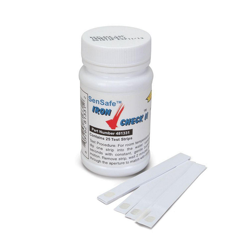 Carolina Biological Supply Company Total Iron (ferric/ferrous) Water Test Strips, Vial of 25 Image