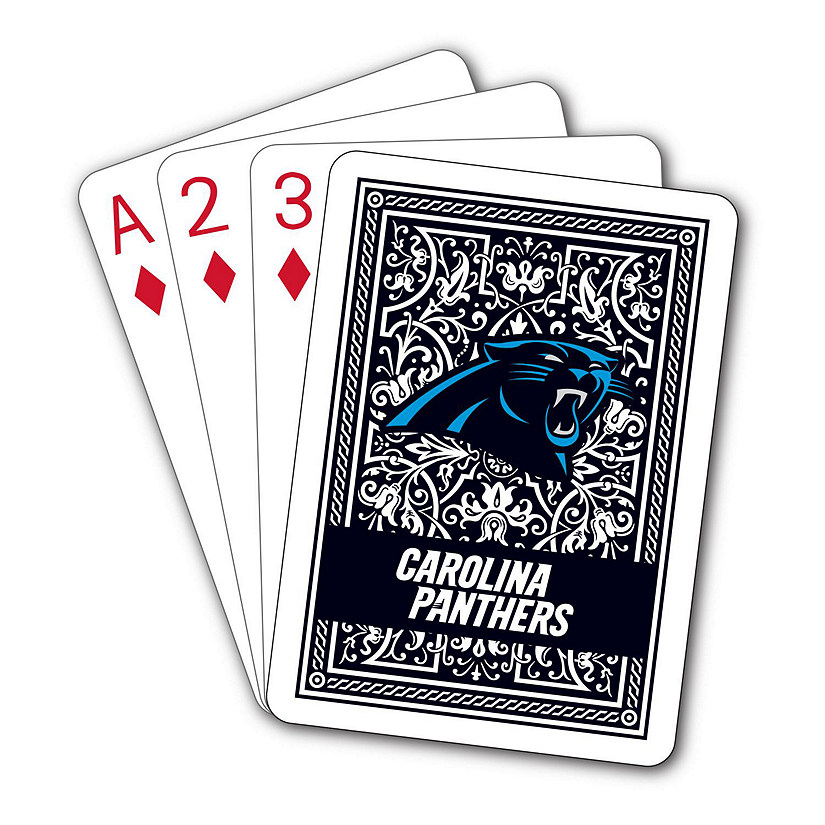 Carolina Panthers NFL Team Playing Cards Image