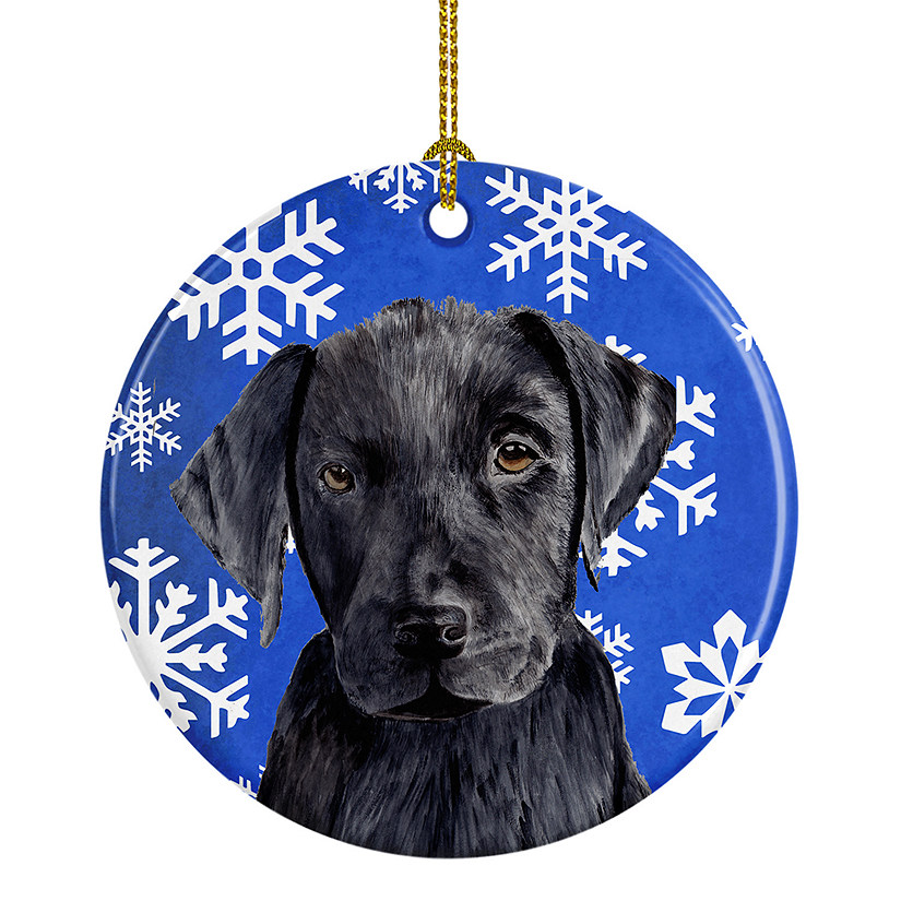 Caroline's Treasures, Christmas Ceramic Ornament, Dogs, Labrador Retriever, 2.8x2.8 Image
