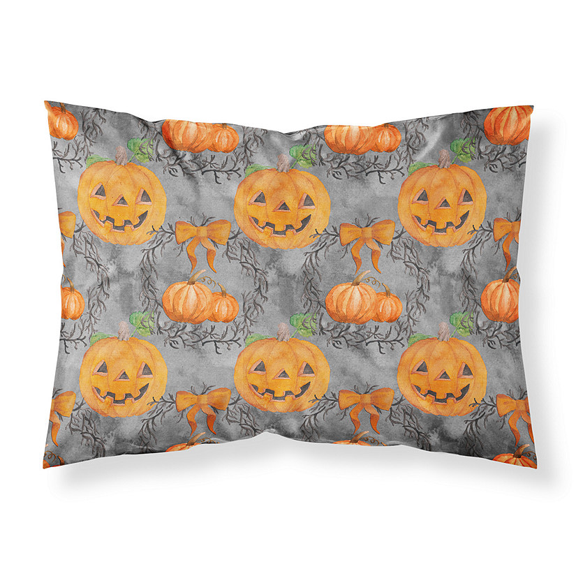 Caroline's Treasures Halloween, Watecolor Halloween Pumpkins Fabric Standard Pillowcase, 30 x 20.5, Seasonal Image