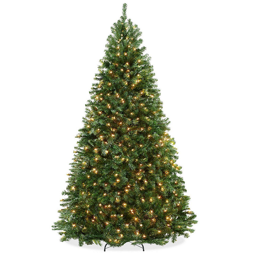 Casafield 6.5FT Pre-Lit Realistic Green Spruce Artificial Holiday Christmas Tree and Stand Image