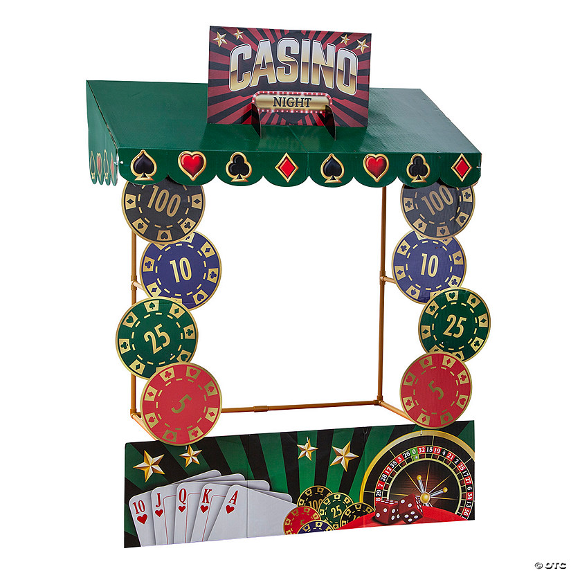 Casino Night Tabletop Hut with Frame - 6 Pc. Image