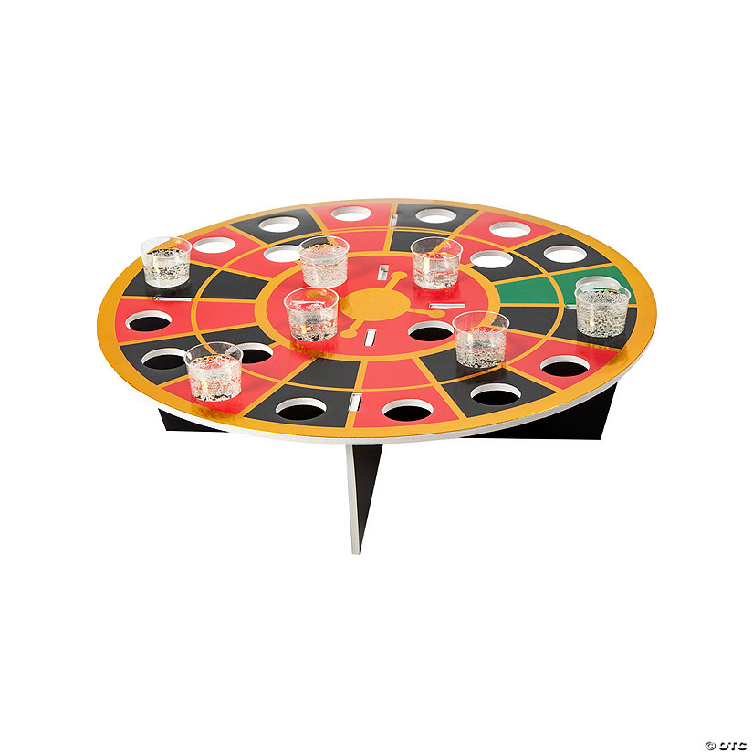 Casino Roulette Wheel Shot Glass Holder - 13 Pc. Image