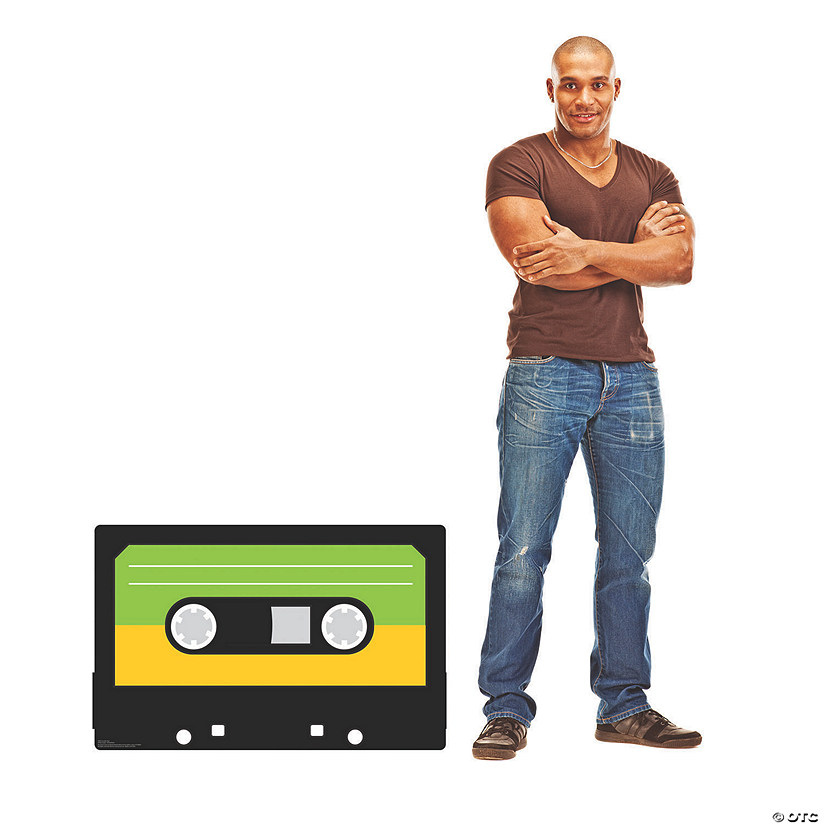 Cassette Tape Cardboard Stand-Up Image