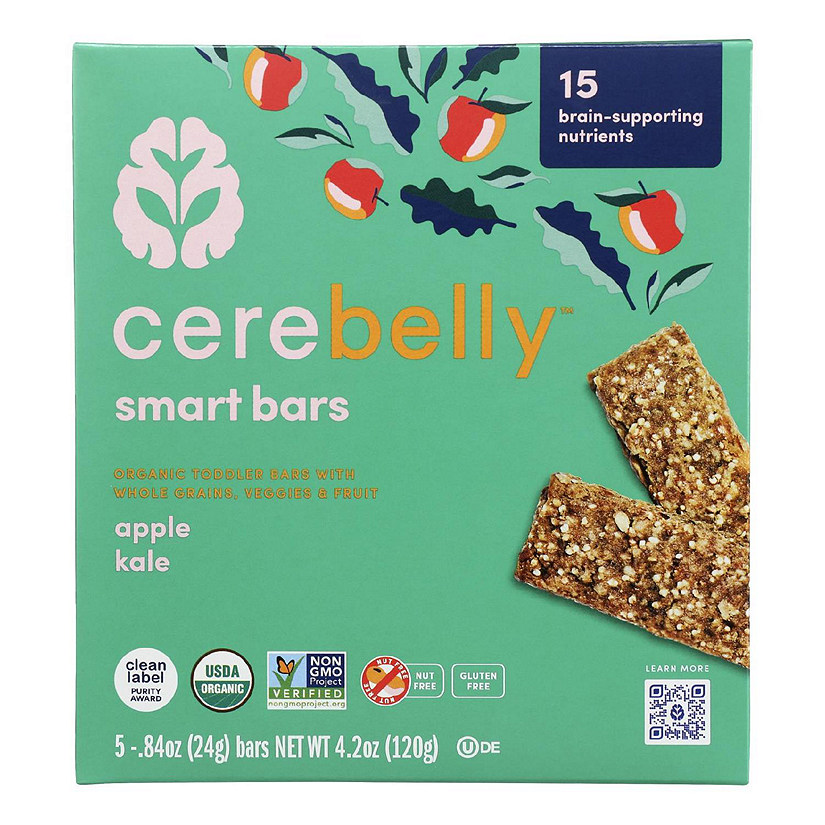 Cerebelly - Smart Bar Appl Kale - Case of 6-4.2 OZ Image