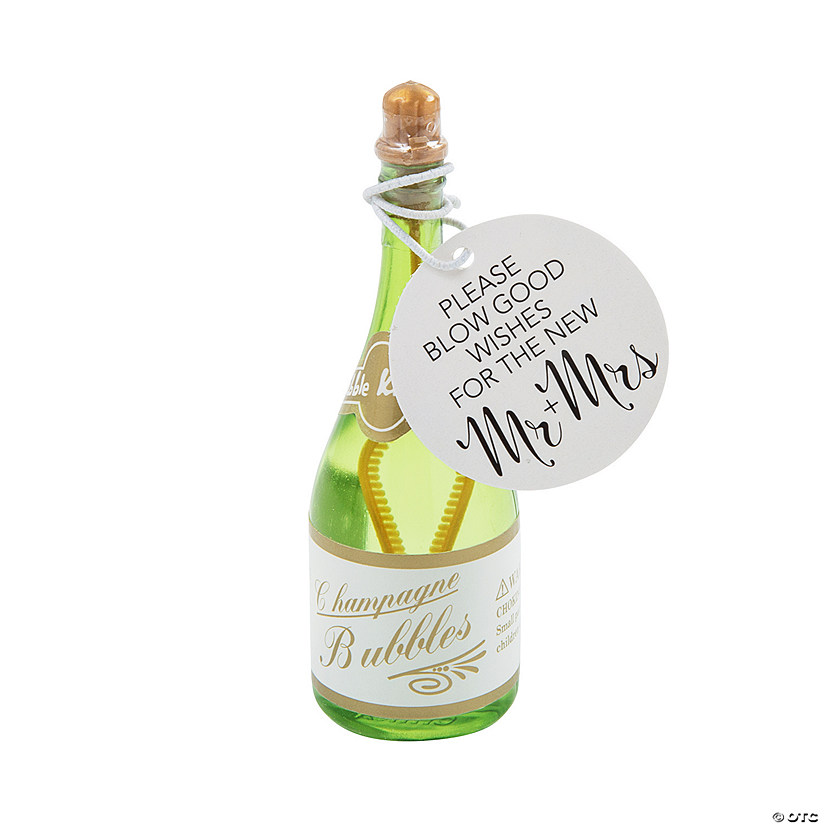 Champagne Bubble Bottles & Favor Tags Kit for 144 - 288 Pc. Image