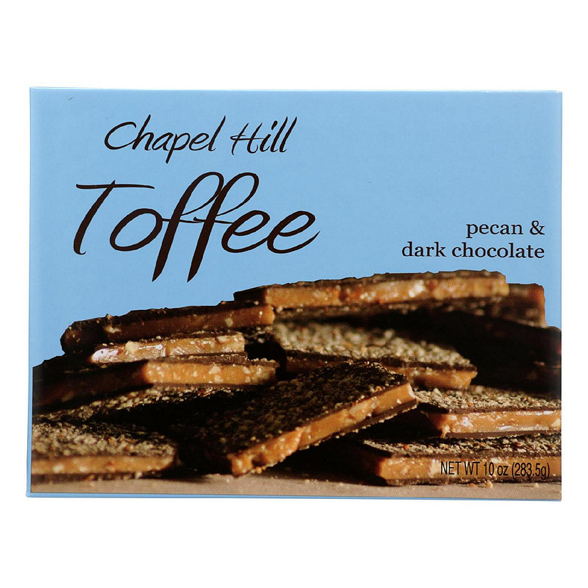 Chapel Hill Toffee - Toffee Pecan & Dark Chocolate - Case of 12-10 OZ Image