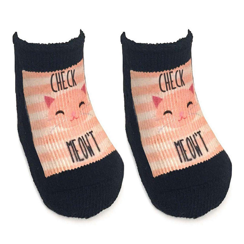Check Meowt Baby Socks 0-6 Month Image