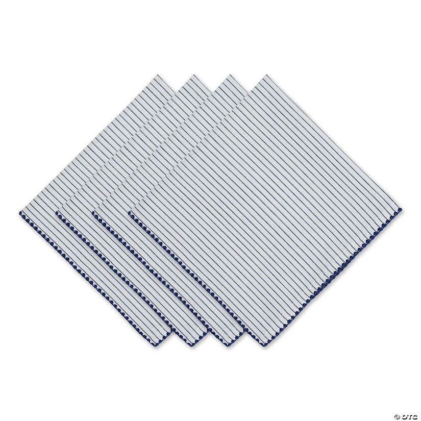 Chef Micro Stripe Embellished Napkin (Set Of 4) Image