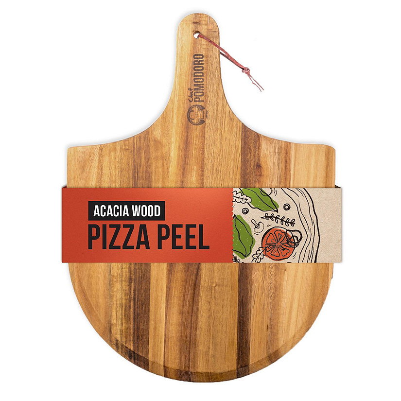 Chef Pomodoro All Natural Acacia Wood Pizza Peel Image