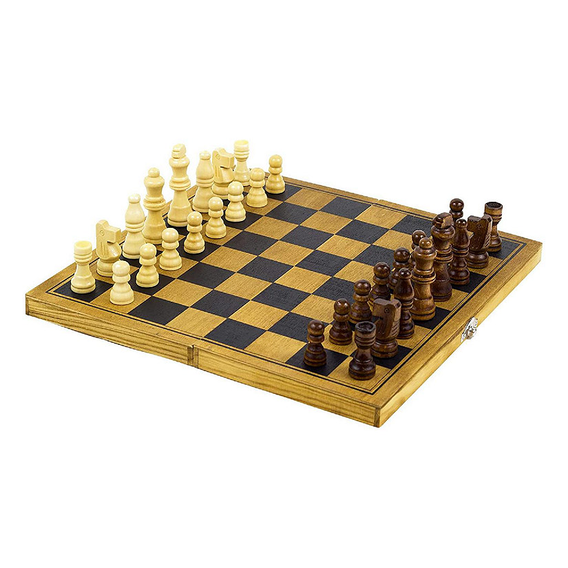 Chess Wooden Board Game Image