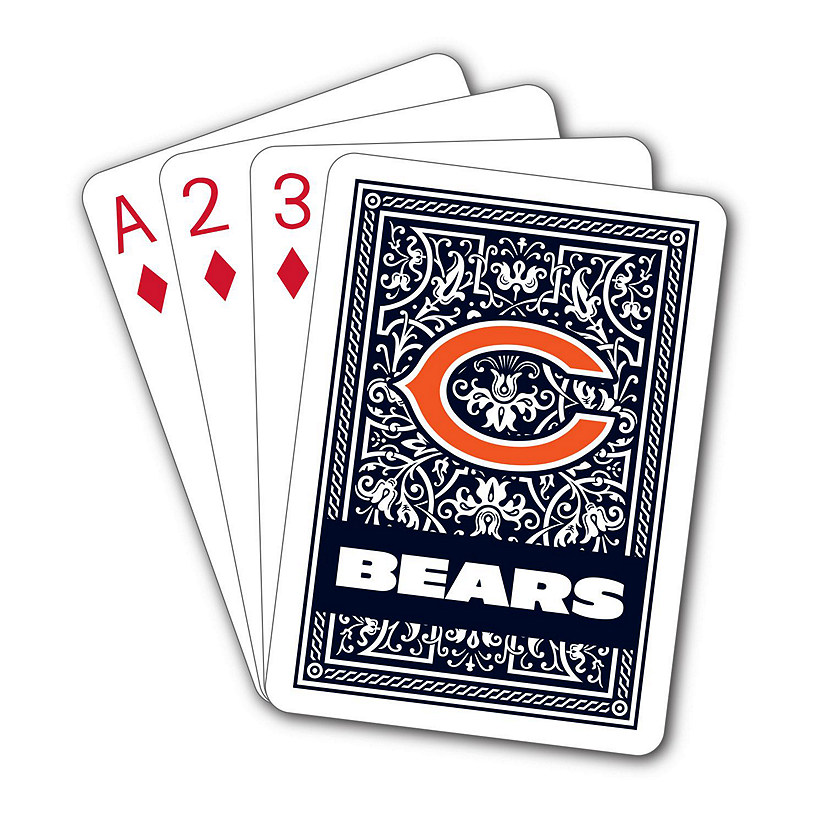 Chicago Bears NFL Team Playing Cards Image