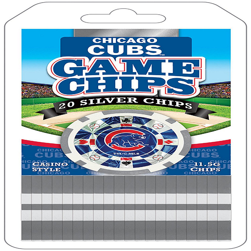 Chicago Cubs 20 Piece Poker Chips Image