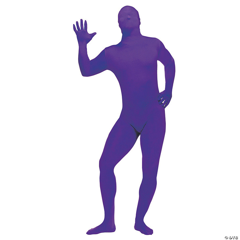 Child Skin Suit Purple Large 12-14 Image