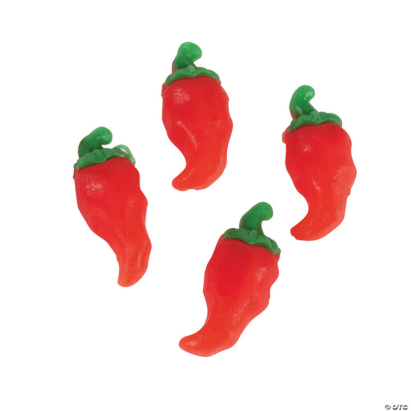 Chili Pepper-Shaped Gummy Candy - 38 Pc. Image
