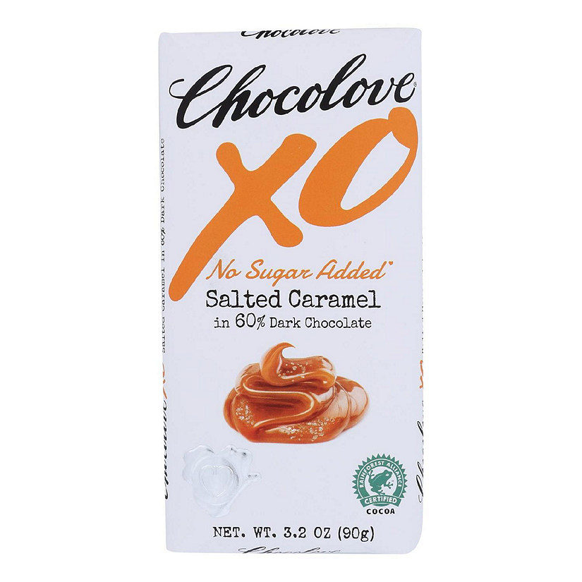 Chocolove - Xo Bar Dark Chocolate Salted Caramel - Case of 10-3.2 OZ Image