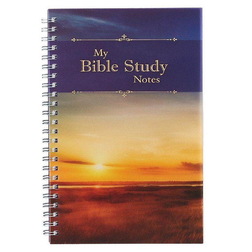 Christian Art Gifts 24970X My Bible Study Notes Wirebound Notebook Image