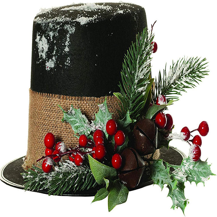 Christmas Top Hat Adult Costume Accessory Image