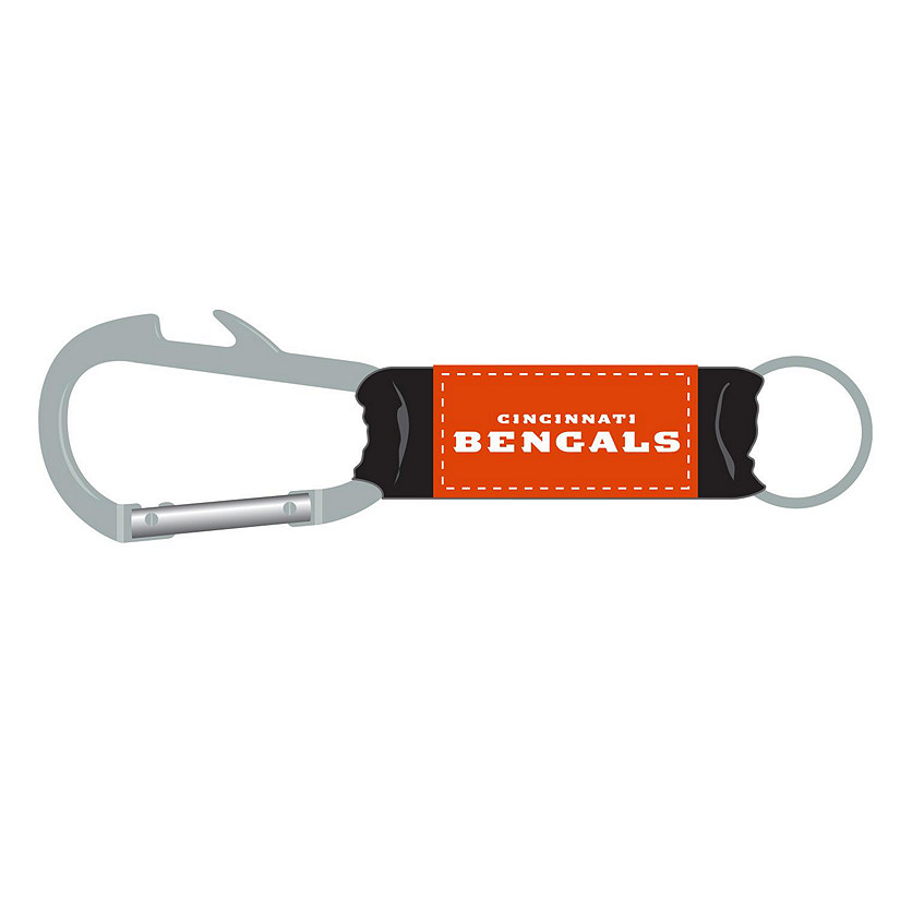 Cincinnati Bengals RPET Material Carabiner Key Tag Image