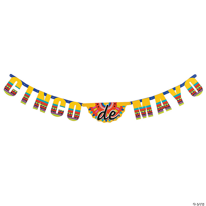 Cinco De Mayo Card Stock Jointed Banner Image