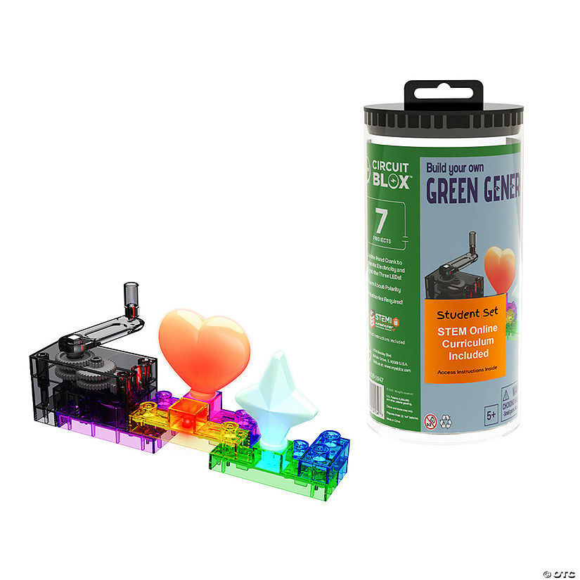 Circuit Blox Green Generator 7 Project Student Set Image