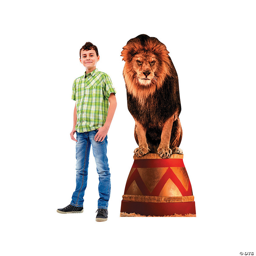 Circus Lion Cardboard Stand-Up Image