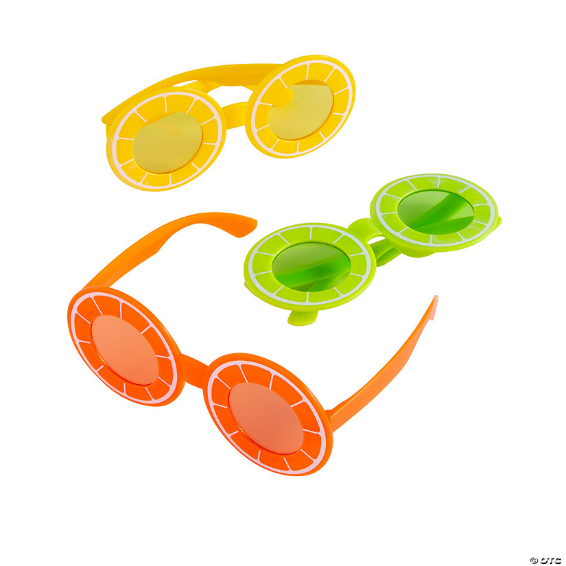 Citrus Fruit Sunglasses - 12 Pc. Image