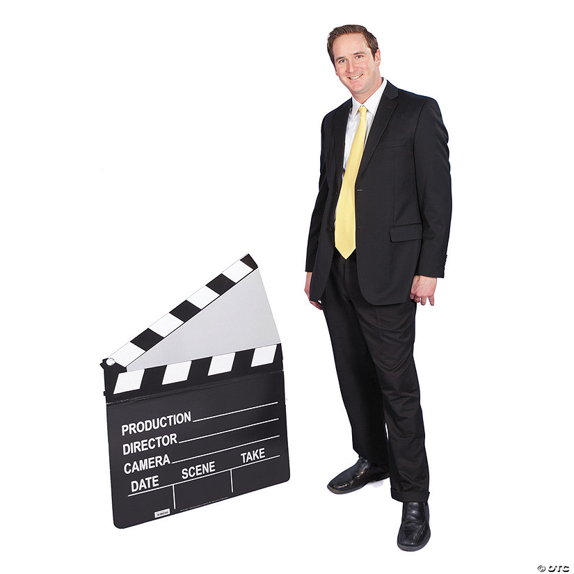 Clapboard Cardboard Stand-Up Image