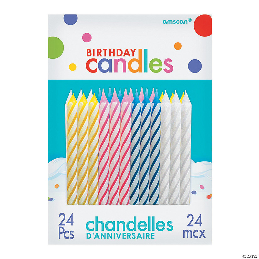 Classic Birthday Candles - 24 Pack Image