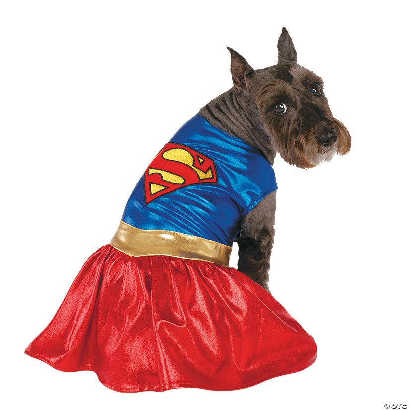Classic Supergirl Dog Costume Image