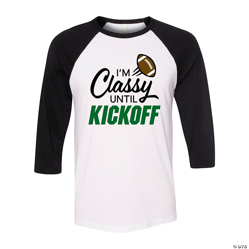 Classy Until Kickoff Women&#8217;s T-Shirt - Medium Image