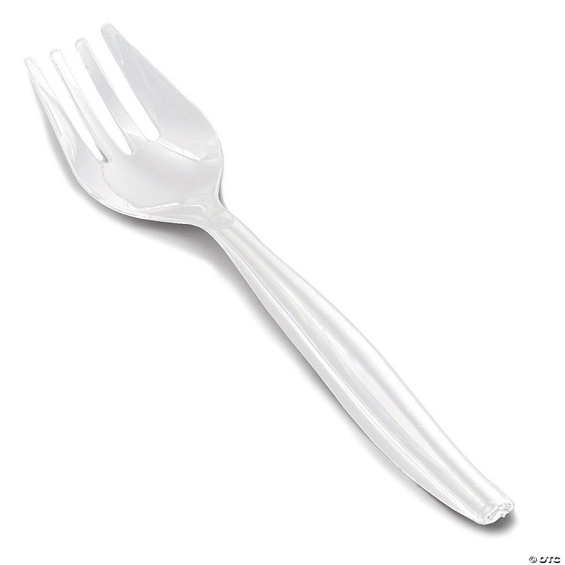 Clear Disposable Plastic Serving Forks (140 Forks) Image
