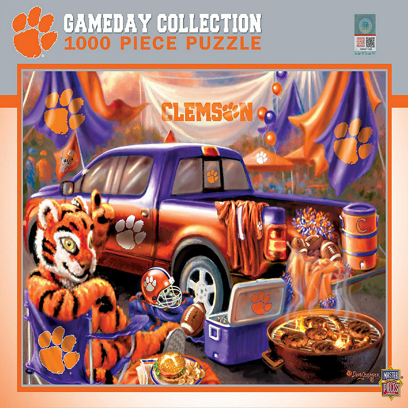 Clemson Tigers - Gameday 1000 Piece Jigsaw Puzzle Image