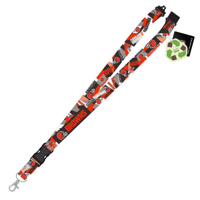 Cleveland Browns RPET Sustainable Material Lanyard Image