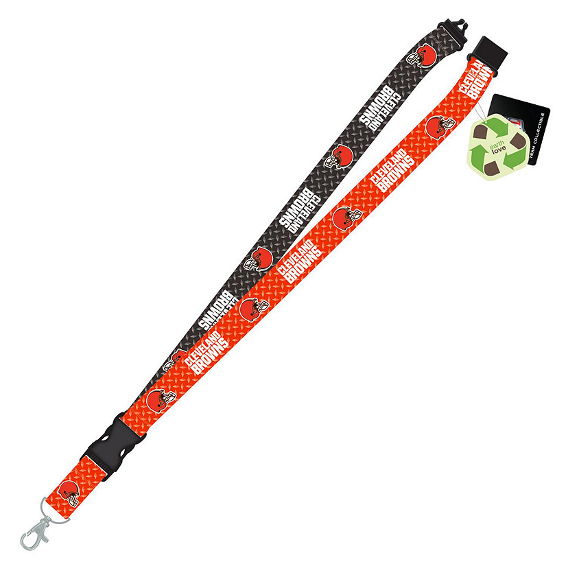 Cleveland Browns RPET Sustainable Material Lanyard Image