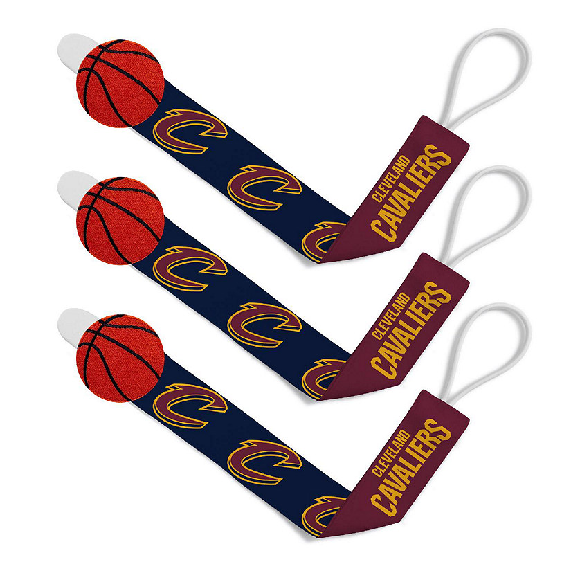 Cleveland Cavaliers - Pacifier Clip 3-Pack Image
