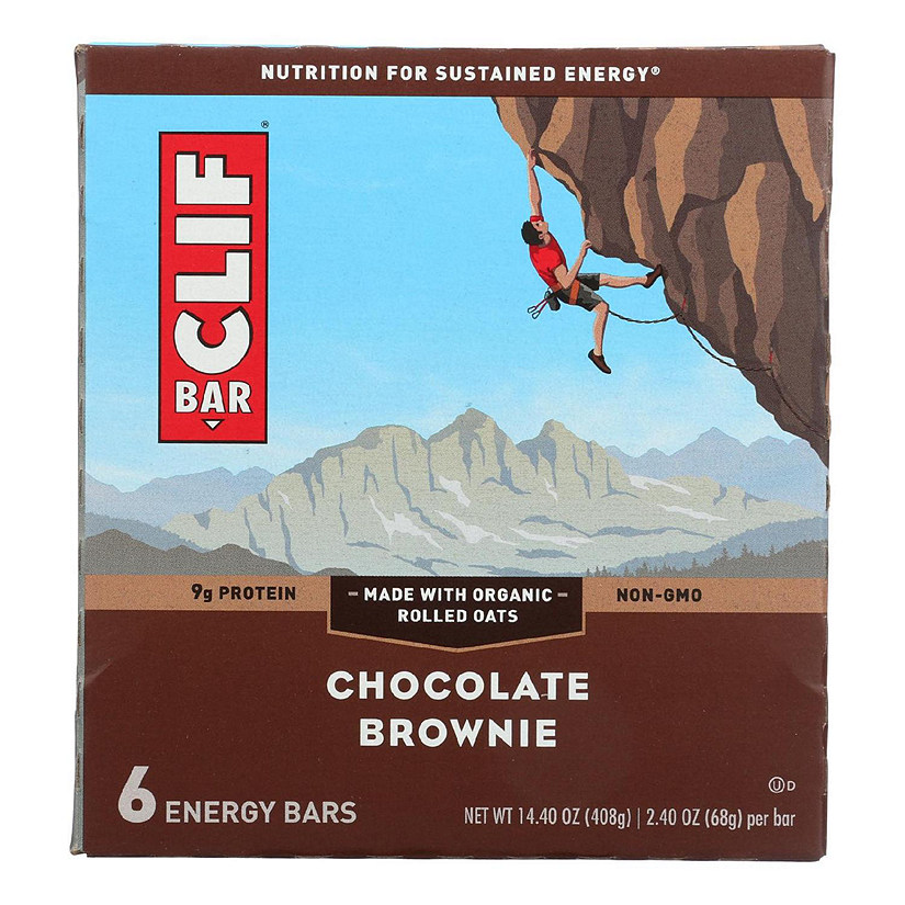 Clif Bar - Energy Bar - Chocolate Brownie - Case of 6 - 6/2.4 oz. Image