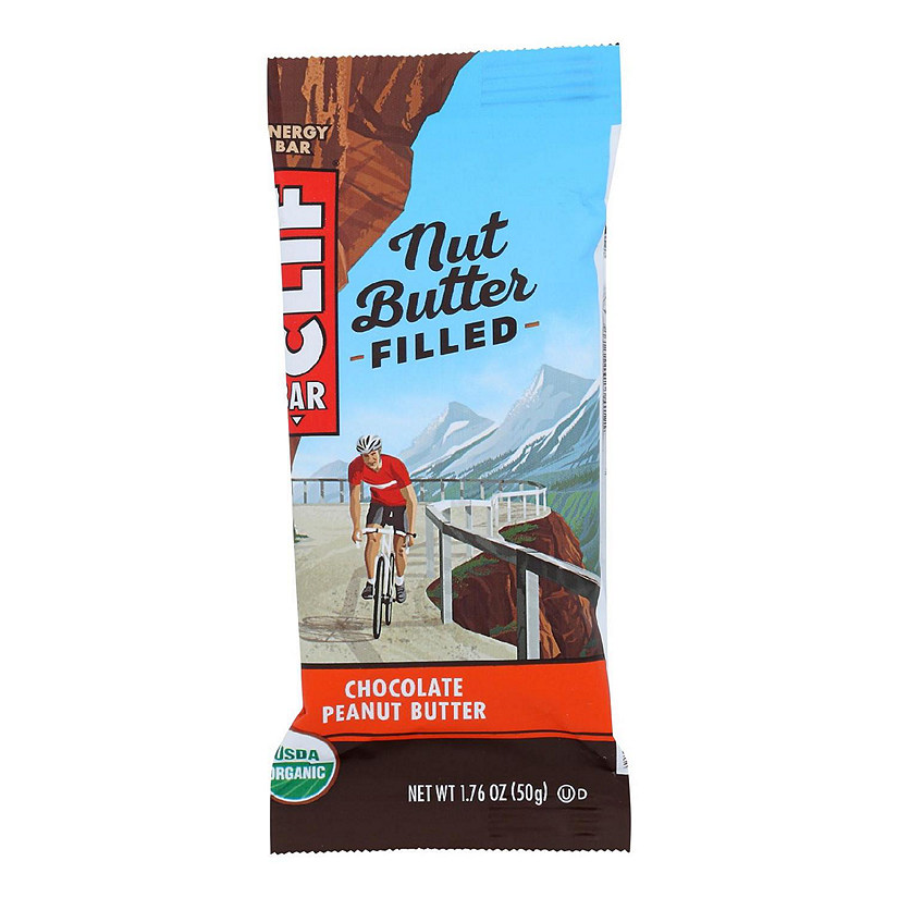 Clif Bar Organic Nut Butter Filled Energy Bar - Chocolate Peanut Butter - Case of 12 - 1.76 oz. Image
