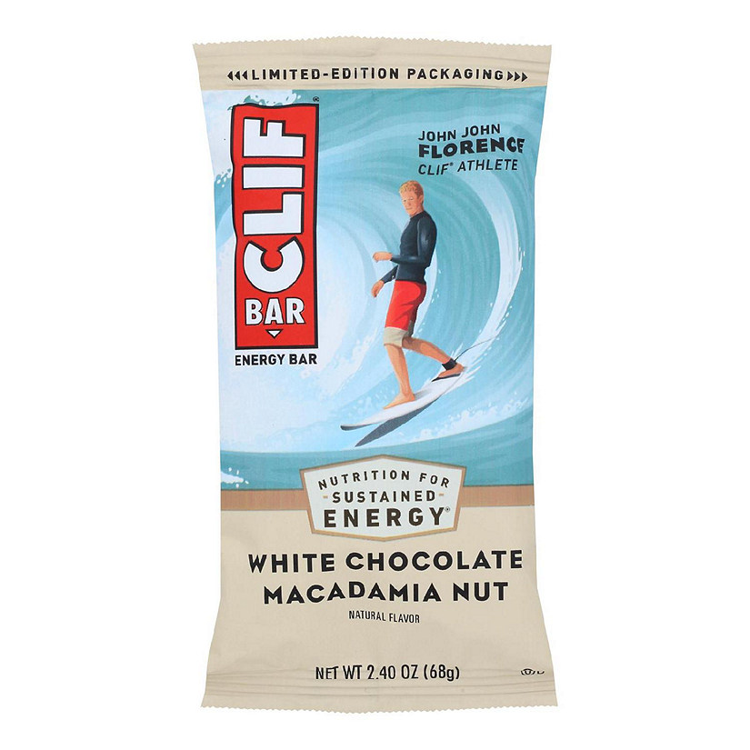Clif Bar - Organic White Chocolate Macadamia Nut - Case of 12 - 2.4 oz Image